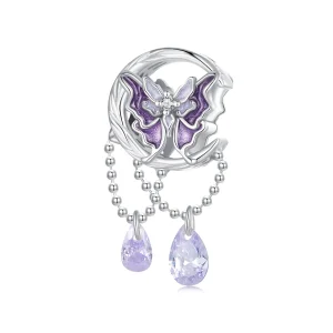 (image for) Pandora Style Moon Butterfly Charm - SCC2545