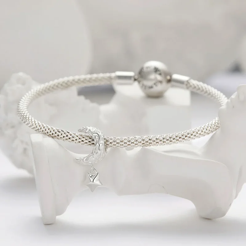 (image for) Pandora Style Moon Pattern Charm - SCC2619 - View 3