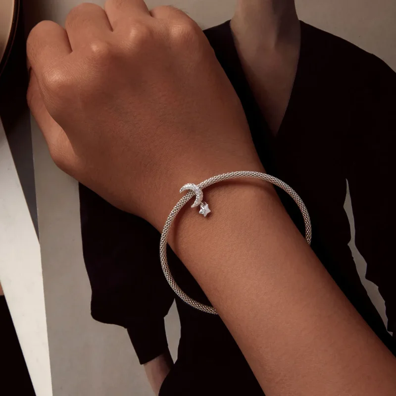(image for) Pandora Style Moon Pattern Charm - SCC2619 - View 5