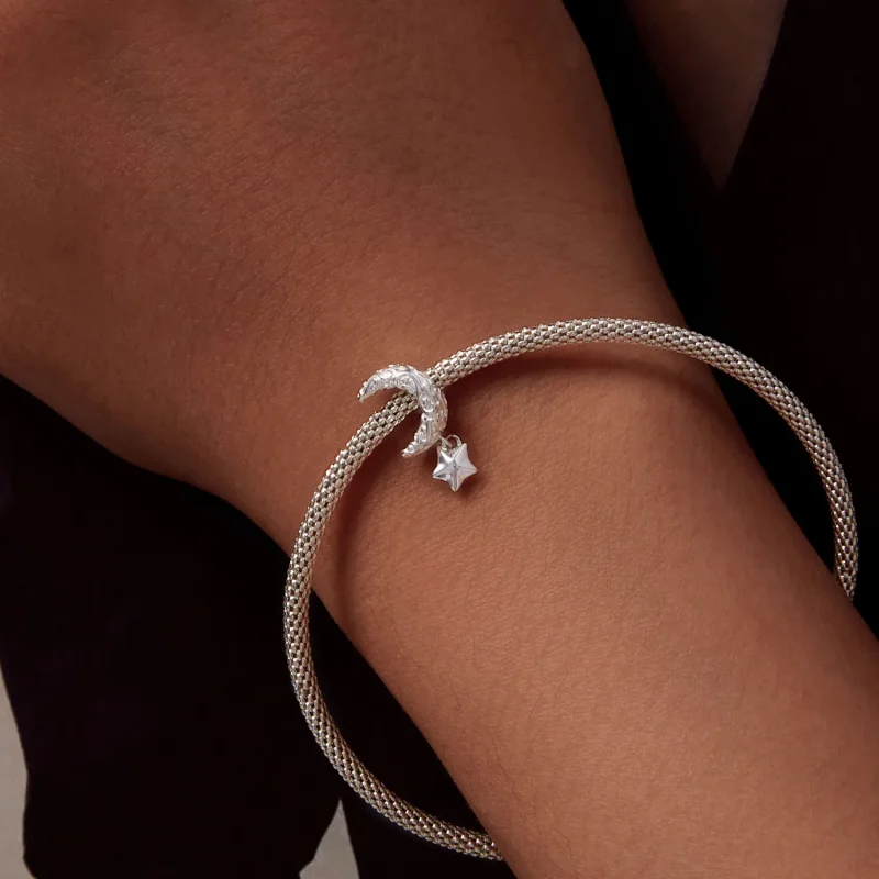 (image for) Pandora Style Moon Pattern Charm - SCC2619 - View 6