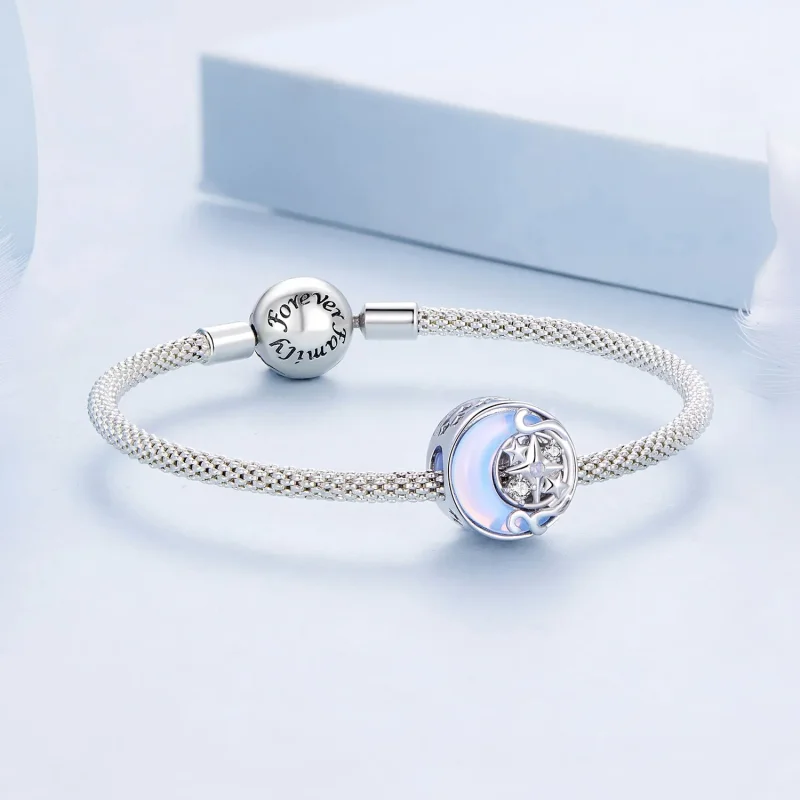 (image for) Pandora Style Moon Starburst Charm - BSC927 - View 5