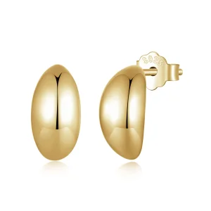 Pandora Style Moon Studs Earrings - SCE1632-B (image for) Pandora Style Moon Studs Earrings - SCE1632-B