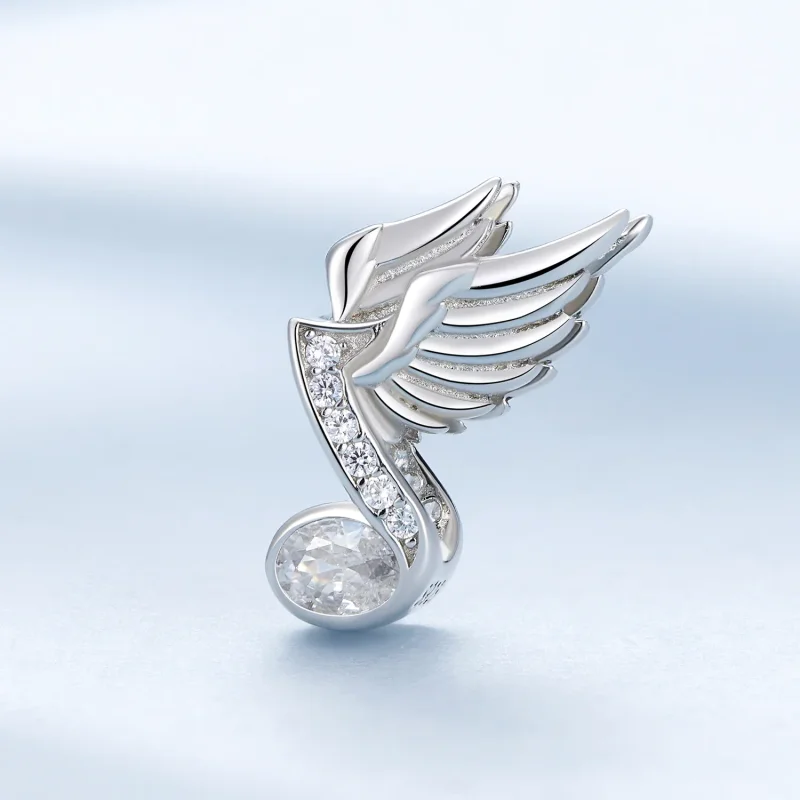 (image for) Pandora Style Note Charm - BSC812 - View 2