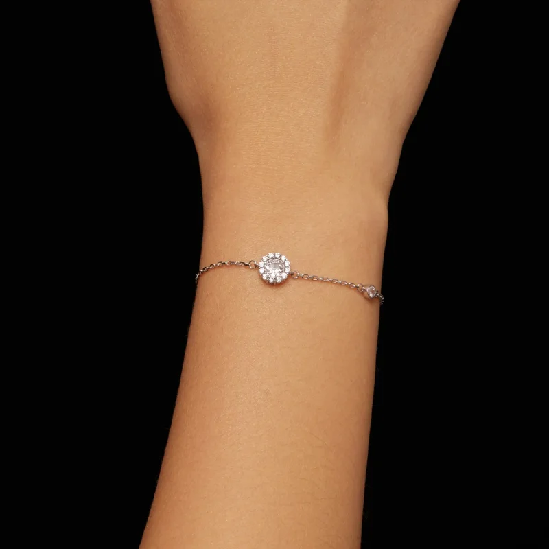 (image for) Pandora Style One Carat Simple Bracelet(One Certificate) - MSB007 - View 5