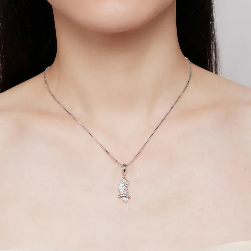 (image for) Pandora Style Owl Dangle - BSC832 - View 6
