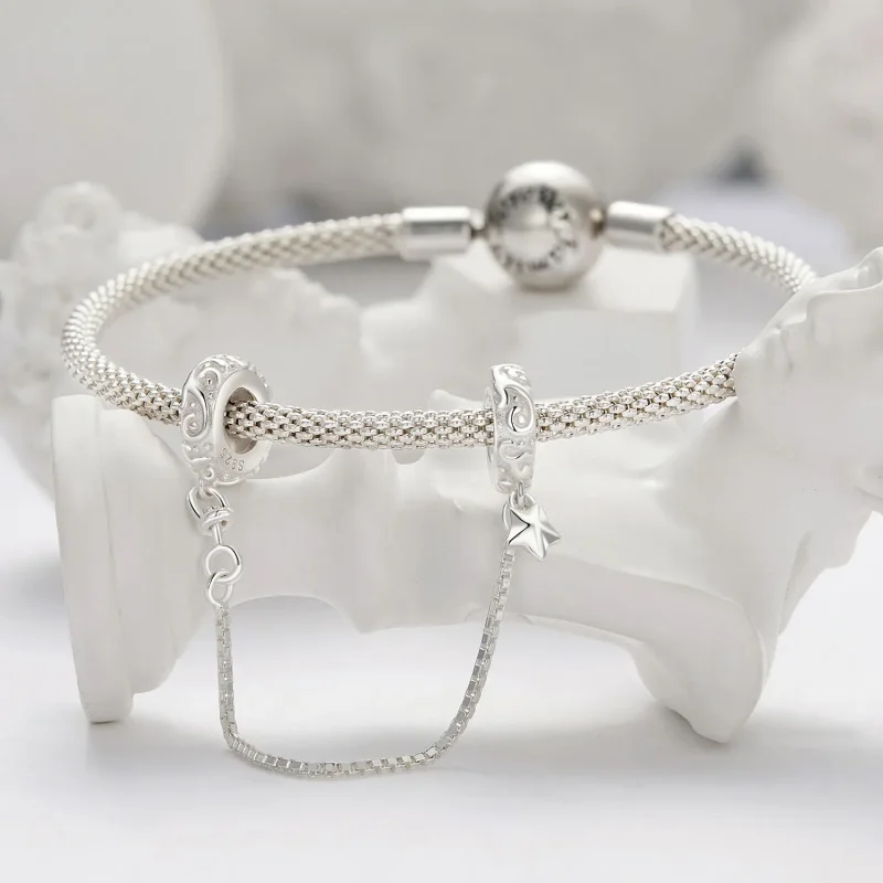 (image for) Pandora Style Pattern safe Chain - SCC2620 - View 3