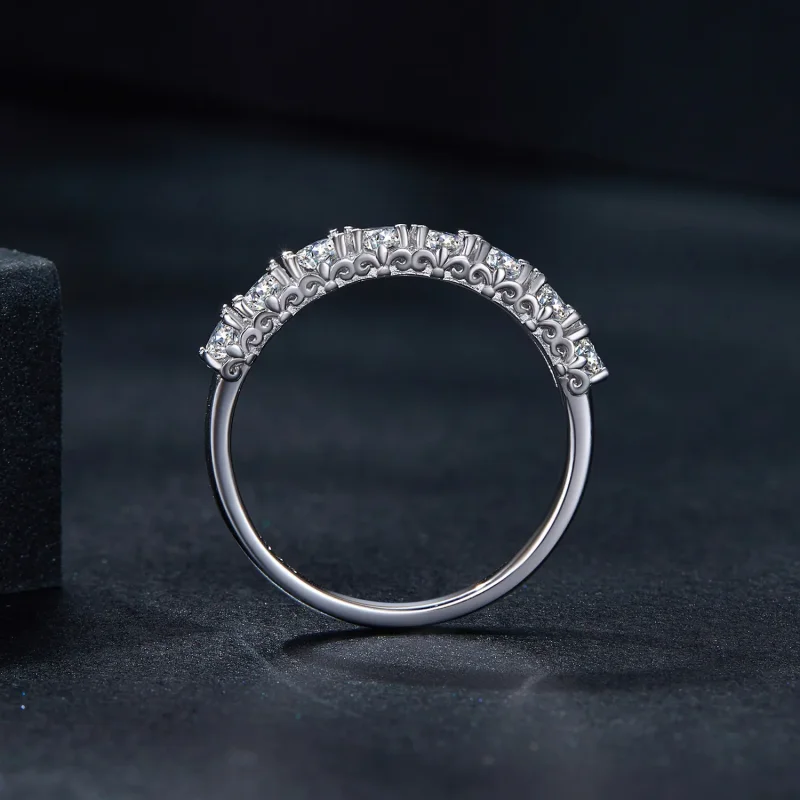 (image for) Pandora Style Patternmoissanite Ring(One Certificate) - MSR015 - View 3