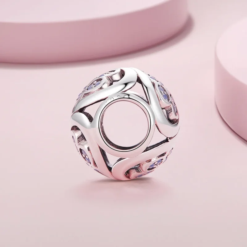 (image for) Pandora Style Paw Print Charm - SCC2578 - View 3