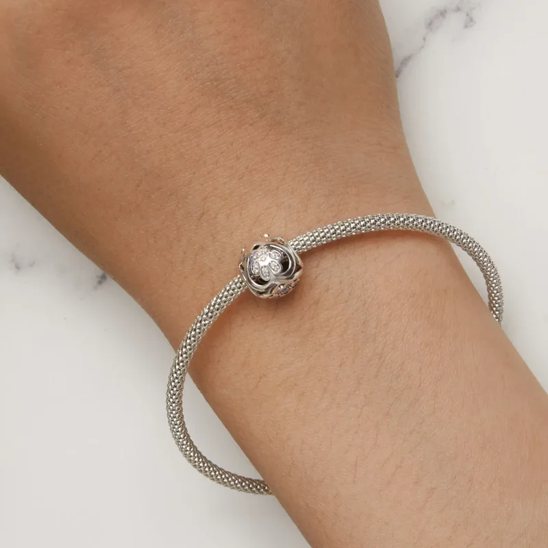 (image for) Pandora Style Paw Print Charm - SCC2578 - View 7