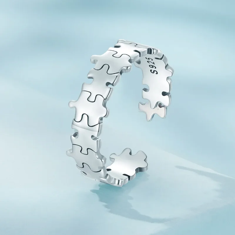(image for) Pandora Style Puzzle Ring - SCR925 - View 2