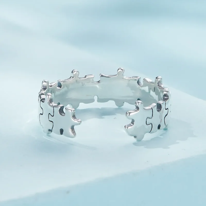 (image for) Pandora Style Puzzle Ring - SCR925 - View 4