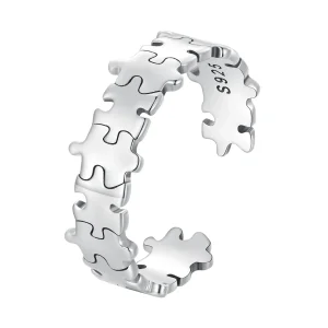 Pandora Style Puzzle Ring - SCR925 (image for) Pandora Style Puzzle Ring - SCR925