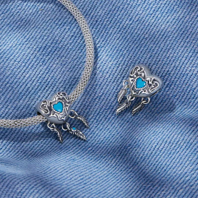 (image for) Pandora Style Retro Dream Catcher Charm - SCC2567 - View 4