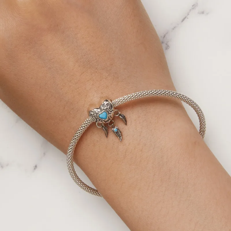 (image for) Pandora Style Retro Dream Catcher Charm - SCC2567 - View 6