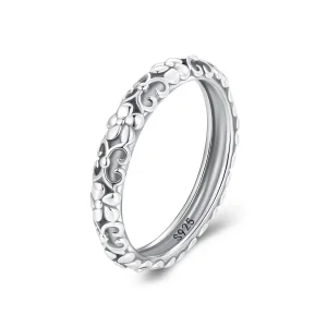 Pandora Style Retro Pattern Ring - SCR958 (image for) Pandora Style Retro Pattern Ring - SCR958
