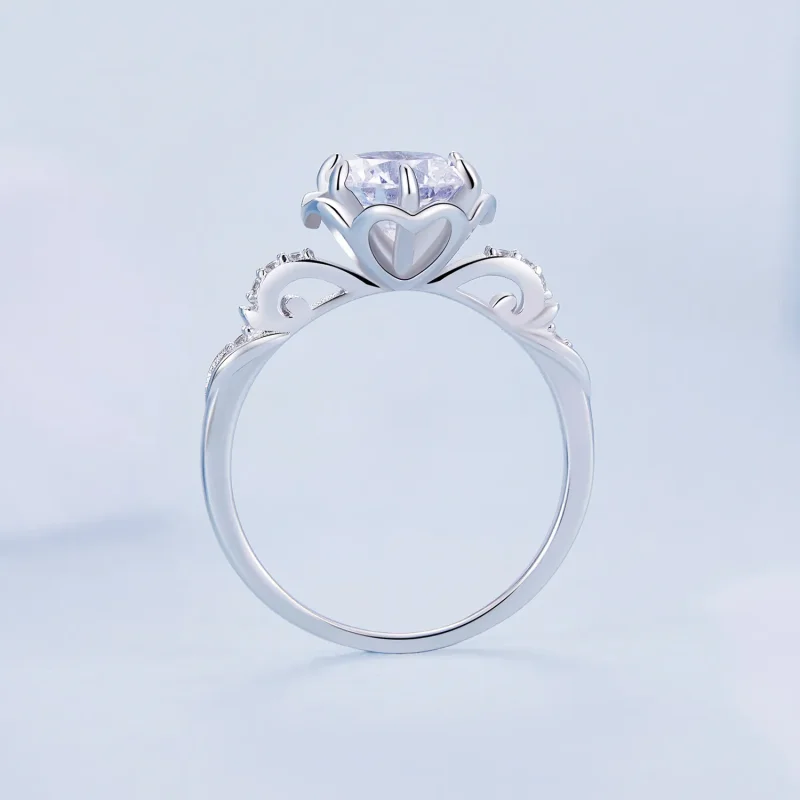 (image for) Pandora Style Romantic Rose Ring - BSR387 - View 3