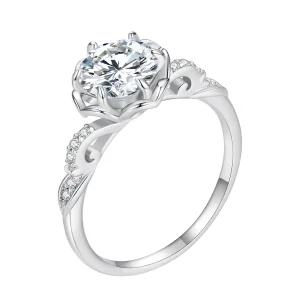 Pandora Style Romantic Rose Ring - BSR387 (image for) Pandora Style Romantic Rose Ring - BSR387
