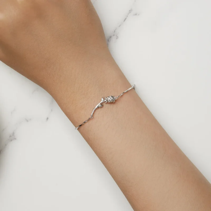 (image for) Pandora Style Rose Chain Bracelet - BSB146 - View 5
