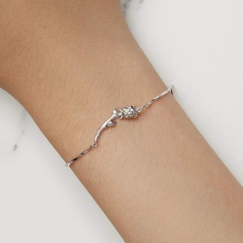 (image for) Pandora Style Rose Chain Bracelet - BSB146 - View 7