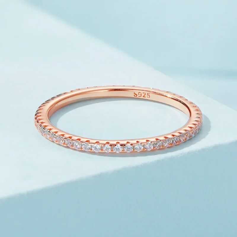 (image for) Pandora Style Rose Gold Fashion Elf Ring - SCR066-C - View 3