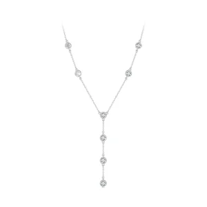 Pandora Style Shine Y Necklace - BSN361 (image for) Pandora Style Shine Y Necklace - BSN361