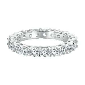 (image for) Pandora Style Shining Moissanite Ring(One Certificate) - MSR020