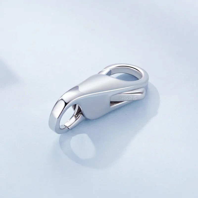 (image for) Pandora Style Simple Double Lobster Clasp - BSP025 - View 3