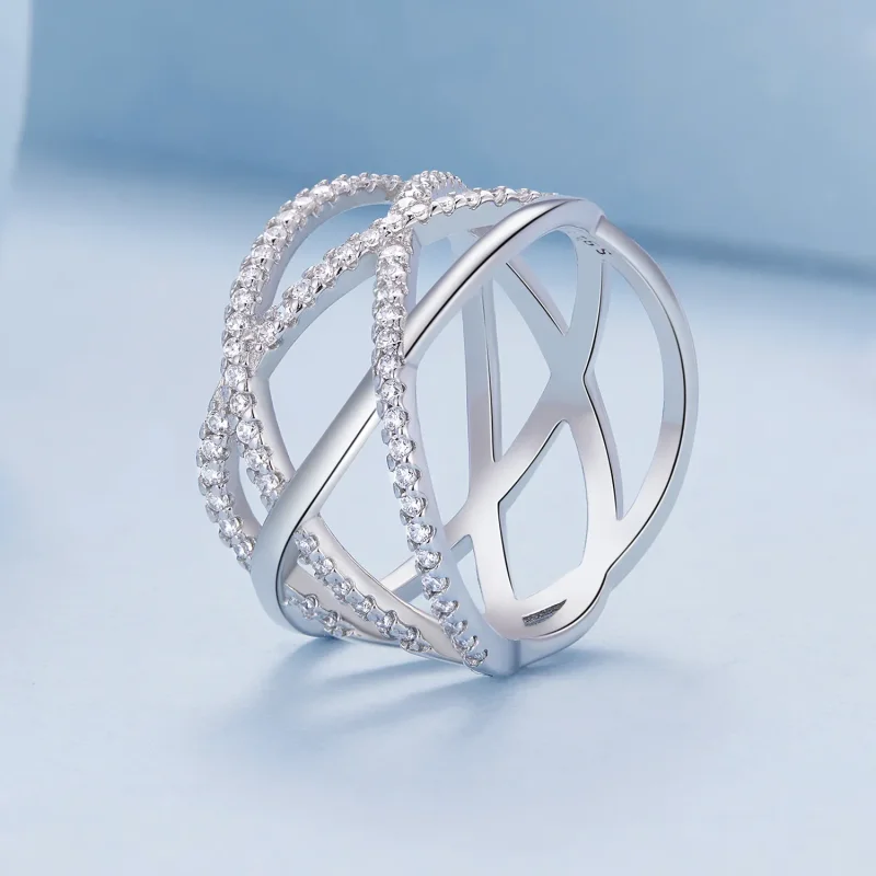 (image for) Pandora Style Simple Samsara Ring - BSR396 - View 2