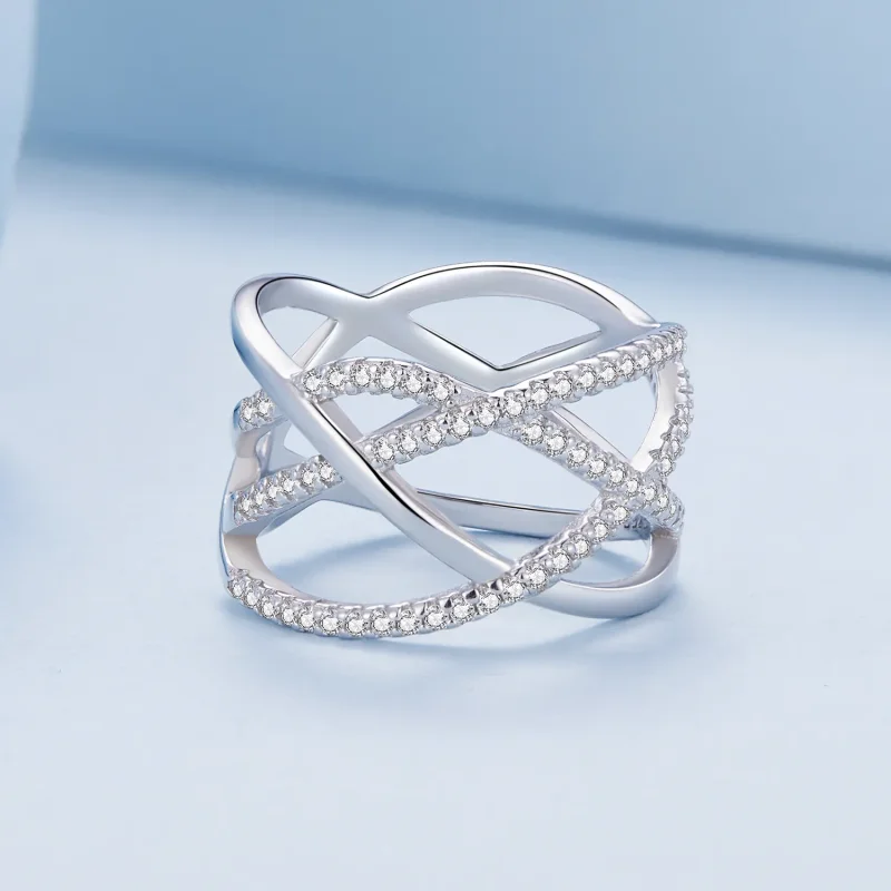 (image for) Pandora Style Simple Samsara Ring - BSR396 - View 3