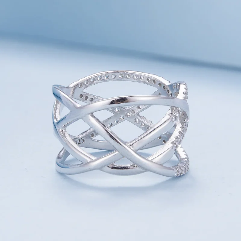 (image for) Pandora Style Simple Samsara Ring - BSR396 - View 4