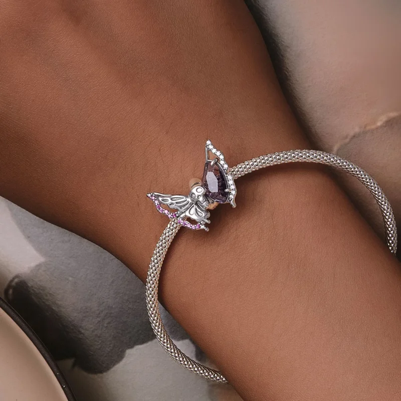 (image for) Pandora Style Skeleton Butterfly Charm - BSC911 - View 7