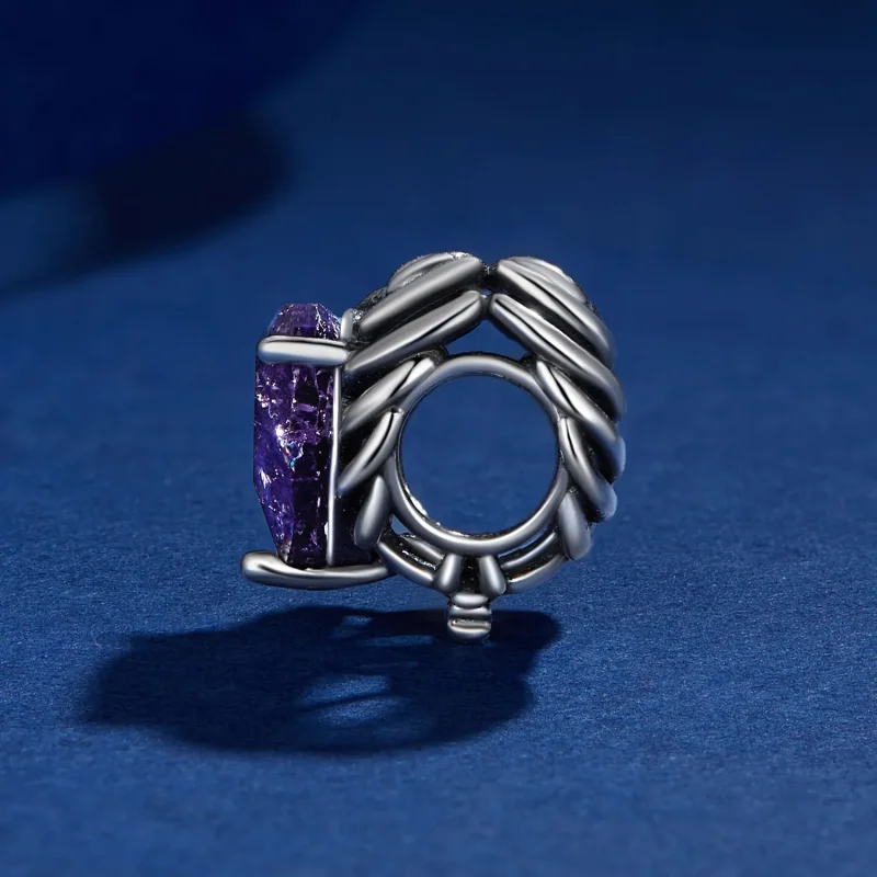 (image for) Pandora Style Skeleton Heart Charm - BSC910 - View 3