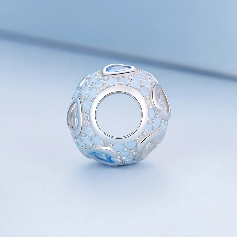 (image for) Pandora Style Sky Blue Charm - BSC794 - View 3