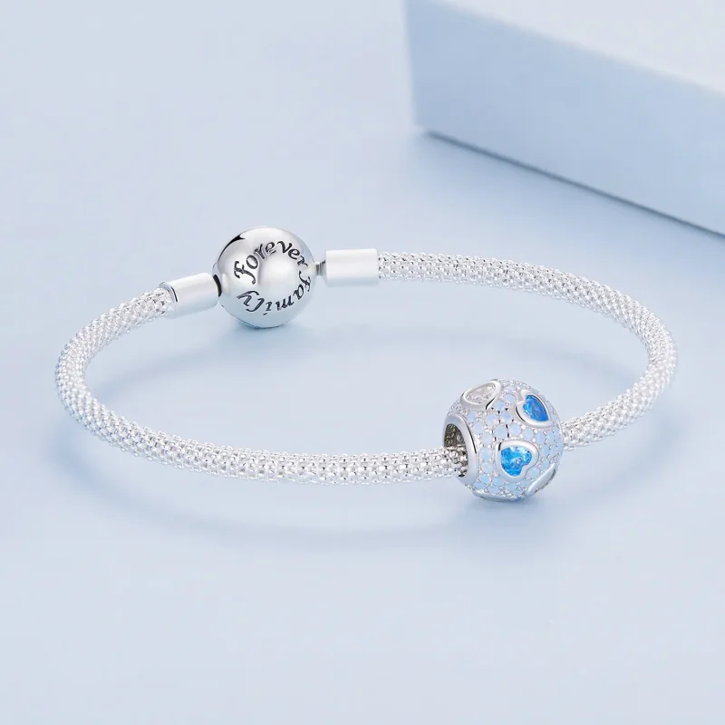 (image for) Pandora Style Sky Blue Charm - BSC794 - View 5