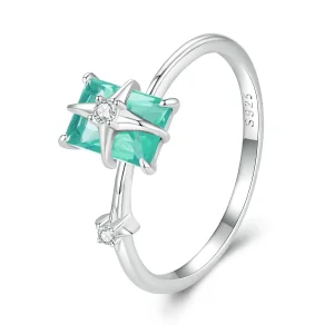 (image for) Pandora Style Star Glass Opening Ring - BSR416