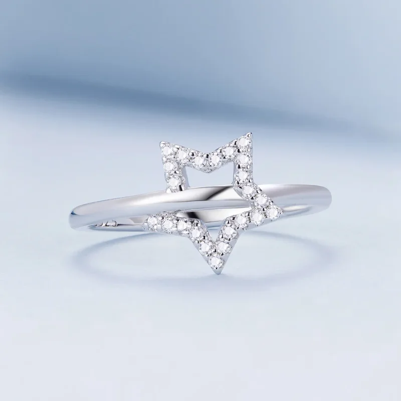 (image for) Pandora Style Star Ring - BSR450 - View 3