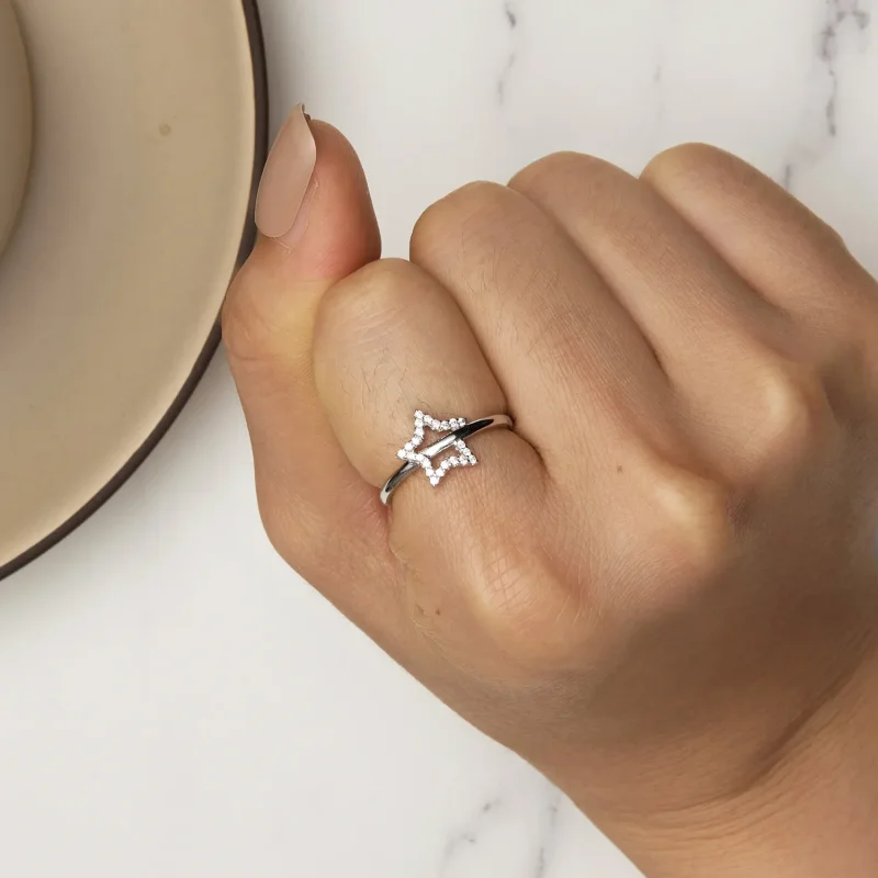 (image for) Pandora Style Star Ring - BSR450 - View 6