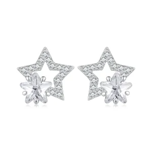 Pandora Style Star Studs Earrings - BSE878 (image for) Pandora Style Star Studs Earrings - BSE878
