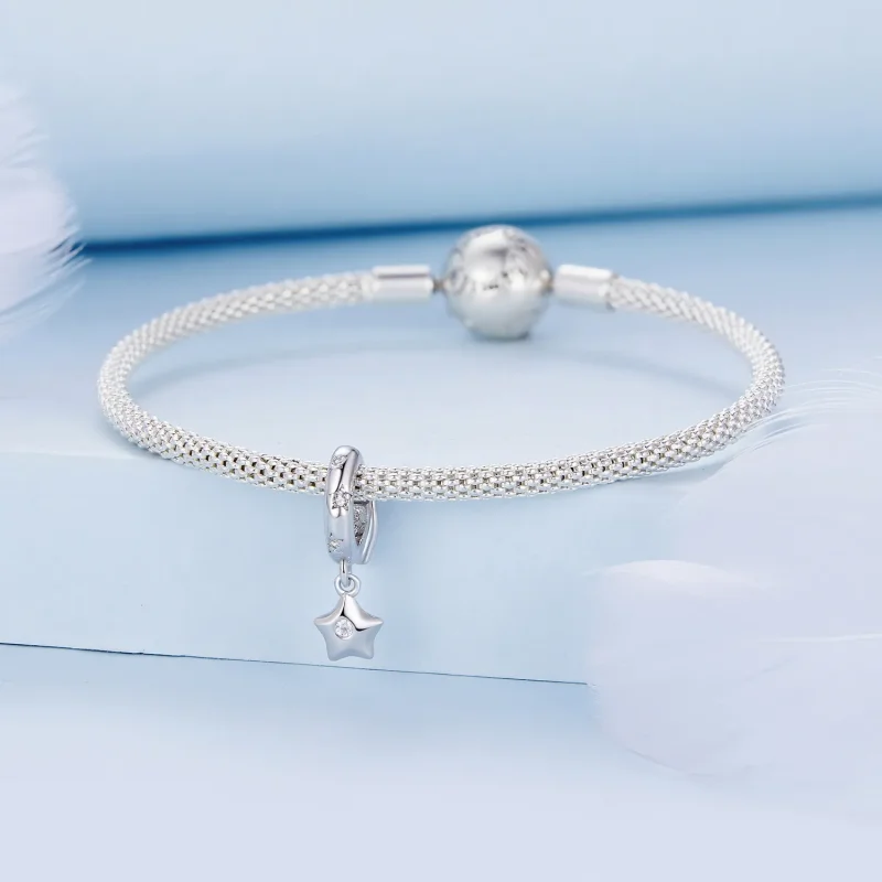 (image for) Pandora Style Star Universal Buckle Spacer - BSC889 - View 3