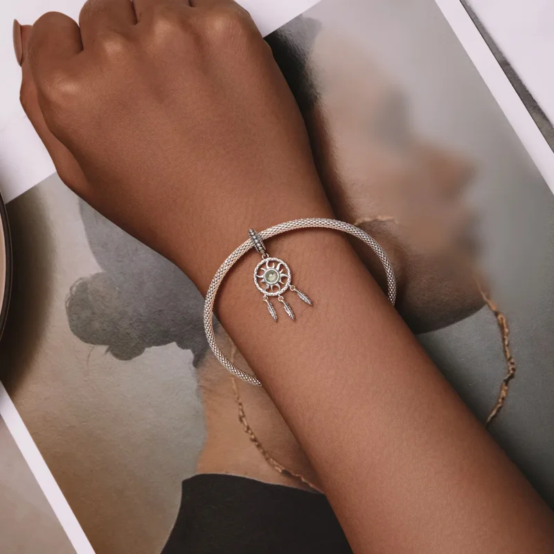 (image for) Pandora Style Sun Dream Catcher Dangle - SCC2593 - View 5