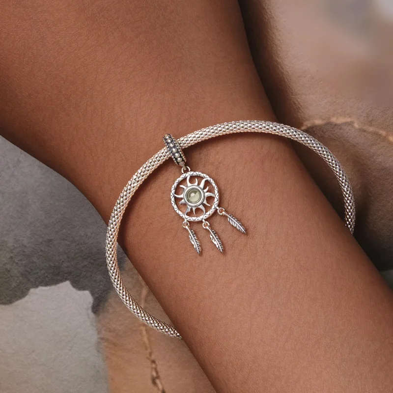 (image for) Pandora Style Sun Dream Catcher Dangle - SCC2593 - View 6
