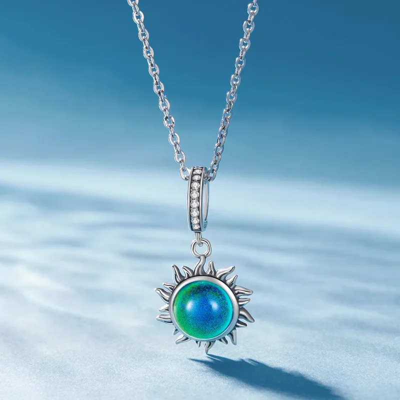 (image for) Pandora Style Sun Mood Stone Dangle - SCC2005-CF - View 3
