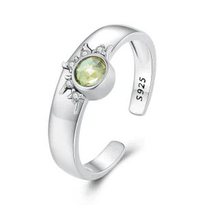 Pandora Style Sun, Moon and Stars Couple Ring - BSR491-E (image for) Pandora Style Sun, Moon and Stars Couple Ring - BSR491-E