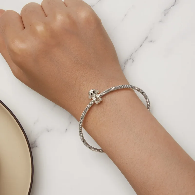 (image for) Pandora Style Teddy Charm - SCC2586 - View 6