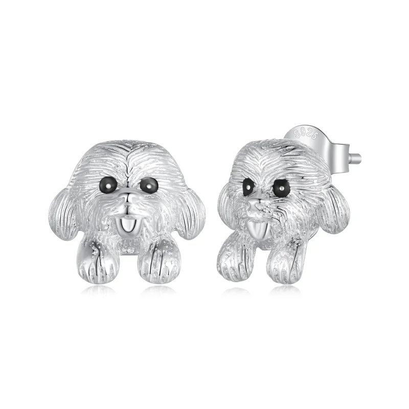 (image for) Pandora Style Teddy Studs Earrings - SCE1631
