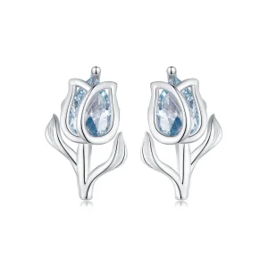 Pandora Style Tulip Studs Earrings - BSE873 (image for) Pandora Style Tulip Studs Earrings - BSE873