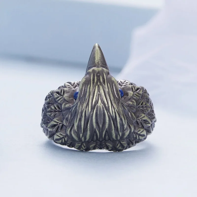 (image for) Pandora Style Vintage Eagle Ring Open Ring - YIR239 - View 3