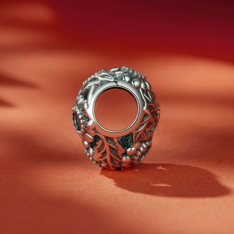 (image for) Pandora Style Vintage Vine Charm - SCC2610 - View 3