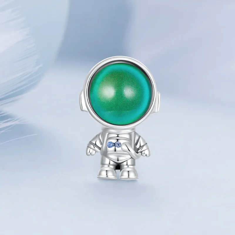 (image for) Pandora Style Warm-Sensing Astronaut Charm - BSC578-CF - View 3