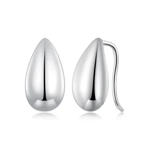 Pandora Style Water Droplets Glare Stud Earrings - BSE869 (image for) Pandora Style Water Droplets Glare Stud Earrings - BSE869